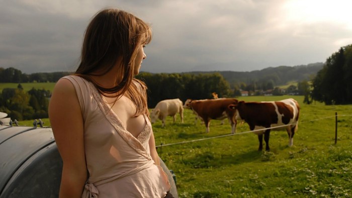 Cow's woman