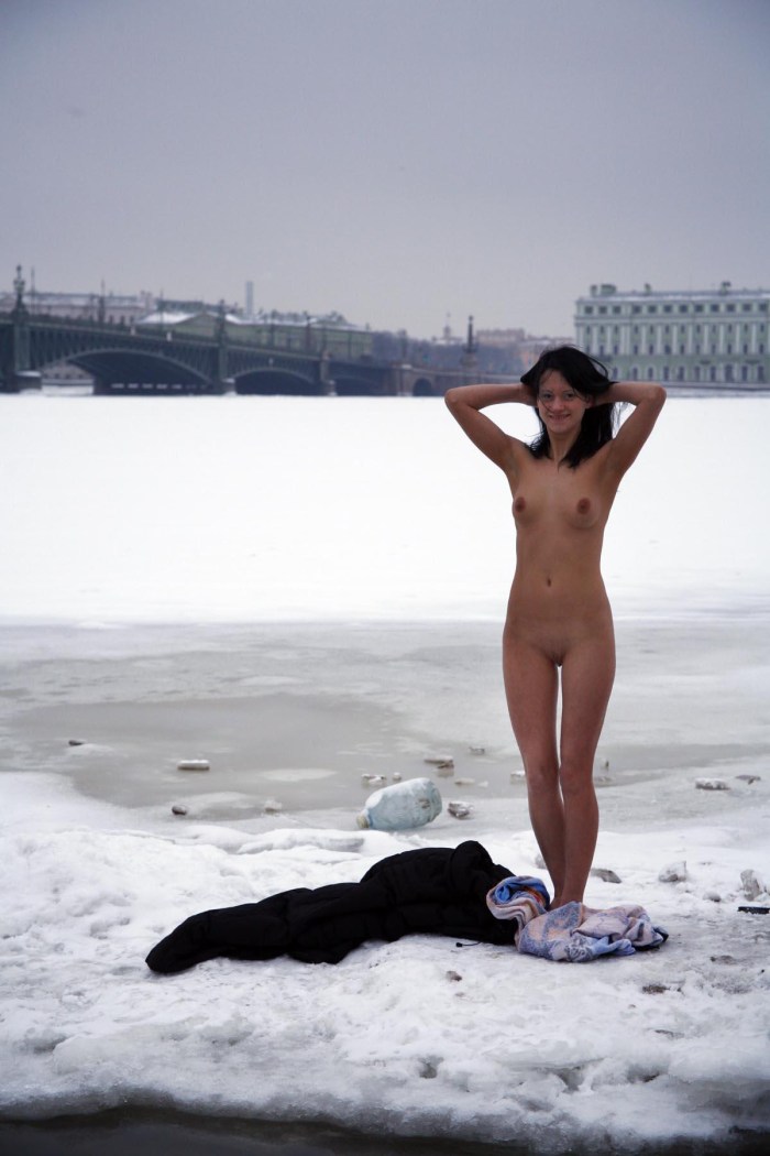 Girl Ice Hole