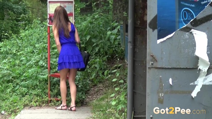I wrote in a dress