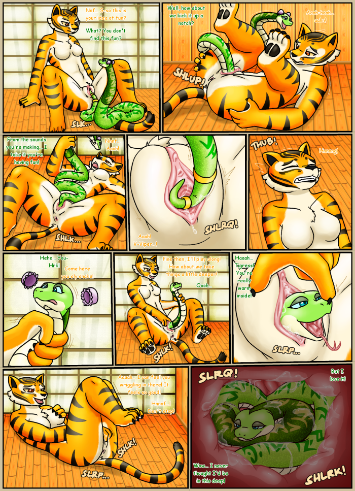 Kung Fu Panda Tigress and Viper XXX