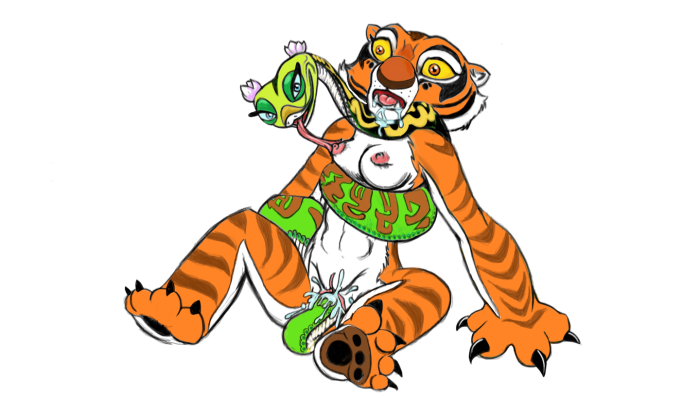 Master Tigress and Master Viper Hentai