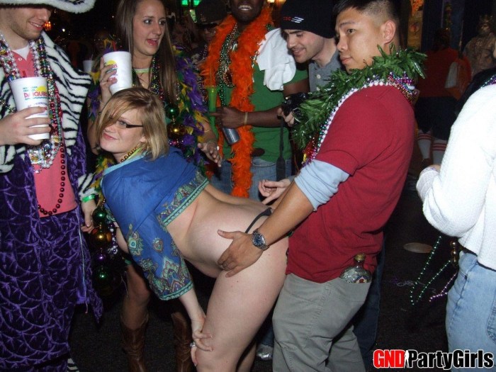 Mardi Gras Festival Big breasts