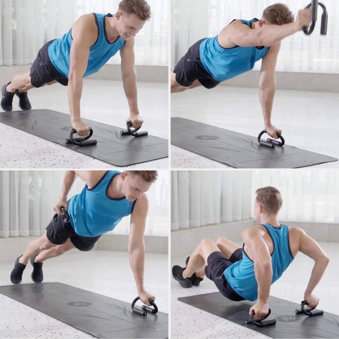 Muscles involved in push -ups