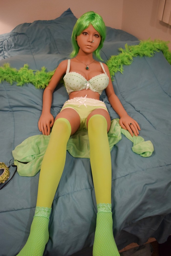 Bikini from medical masks