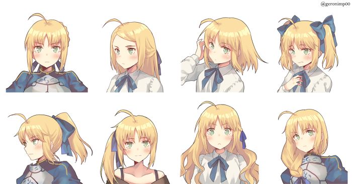 Hairstyle Saber Faith