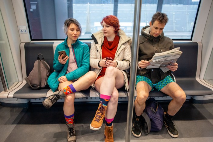 No Pants Subway Ride Russia