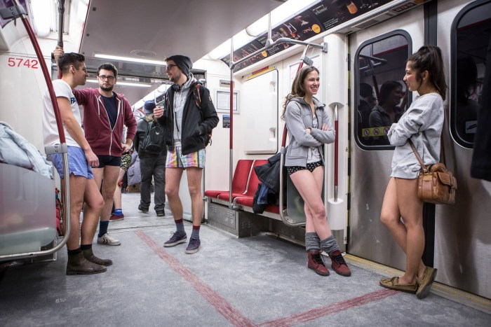 International promotion No Pants Subway Ride
