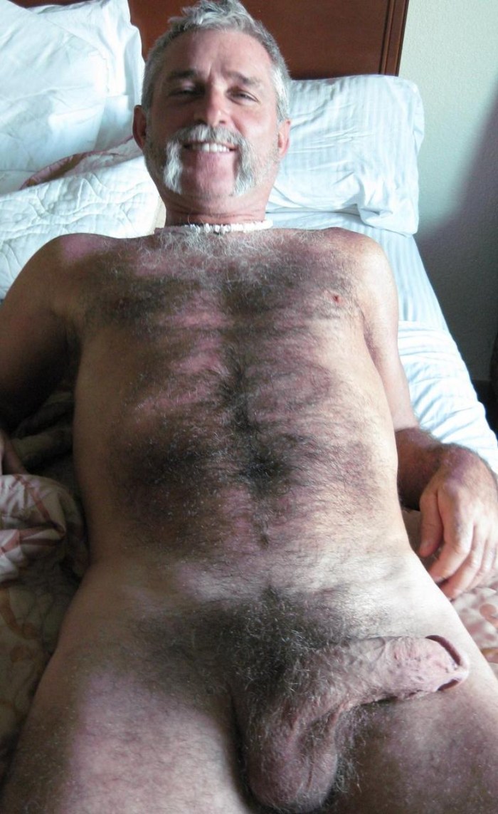 Naked hairy old people