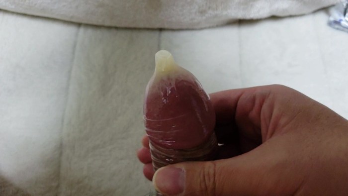 Amateur handjob of a member