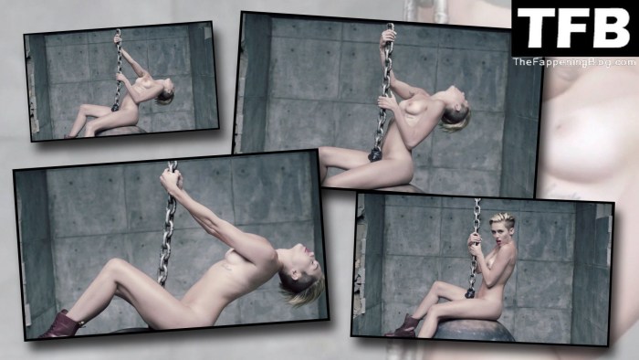 Miley Cyrus Naked on stage