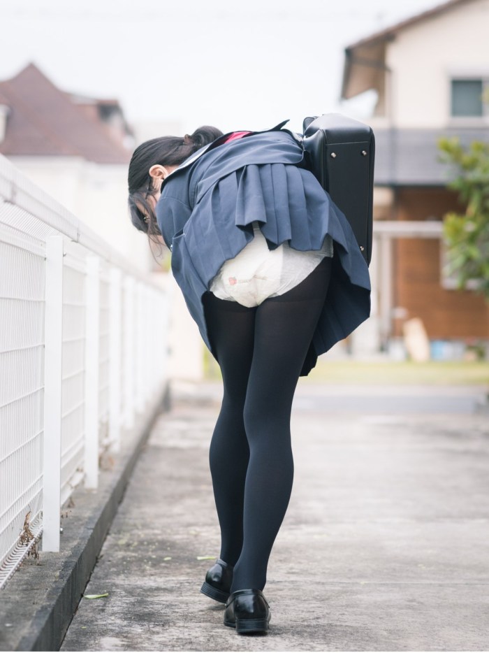 Through the clothes you can see underwear