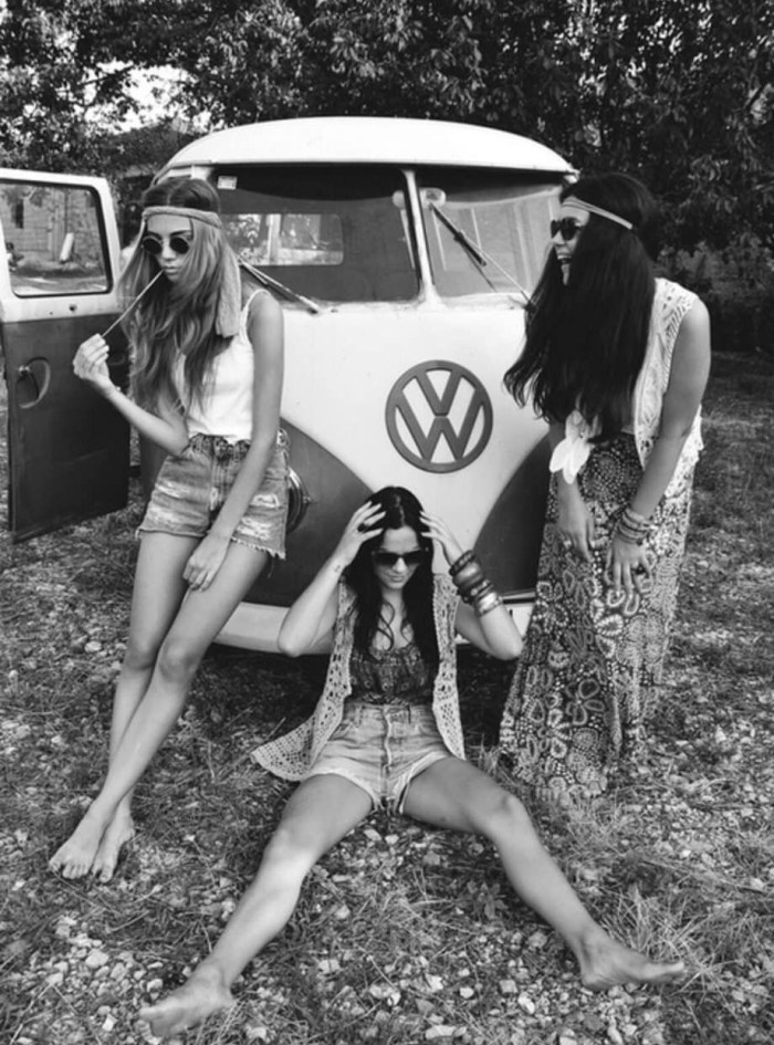 Hippie Girls 1970