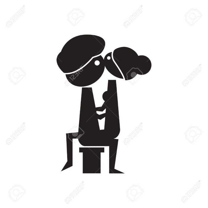 The character in the pose of sleep