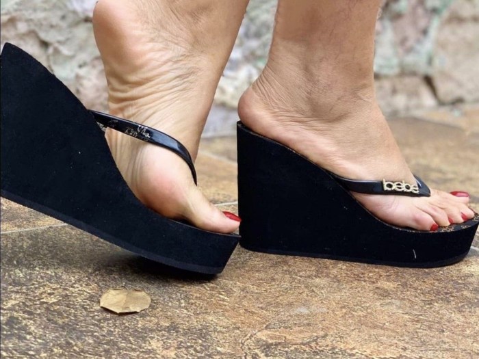 Flip flop Feet platform