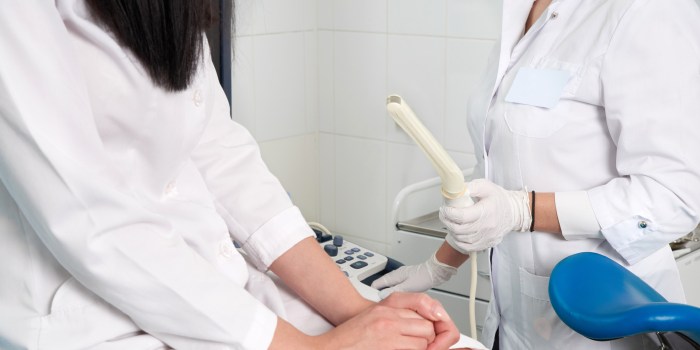 Transvaginal ultrasound examination