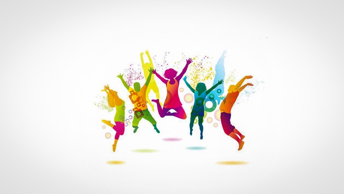 Dancing silhouettes