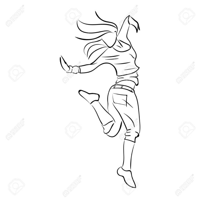 Dancer drawing