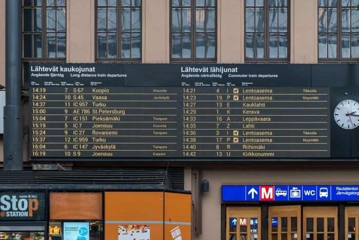 Train board