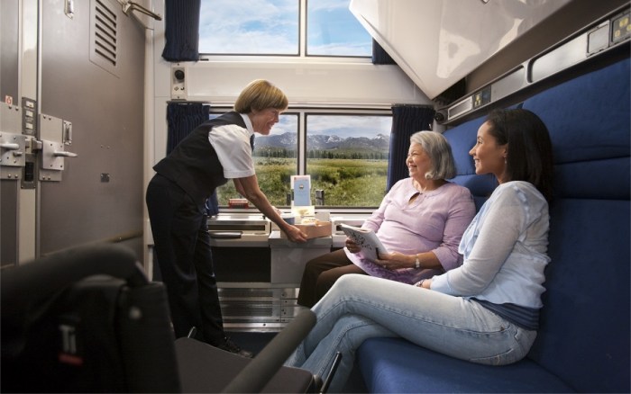 AMTRAK trains to the USA from the inside