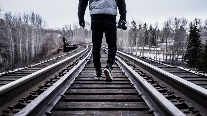 A passing person