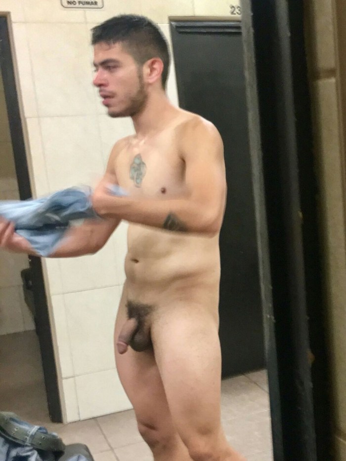 A naked party is pissing