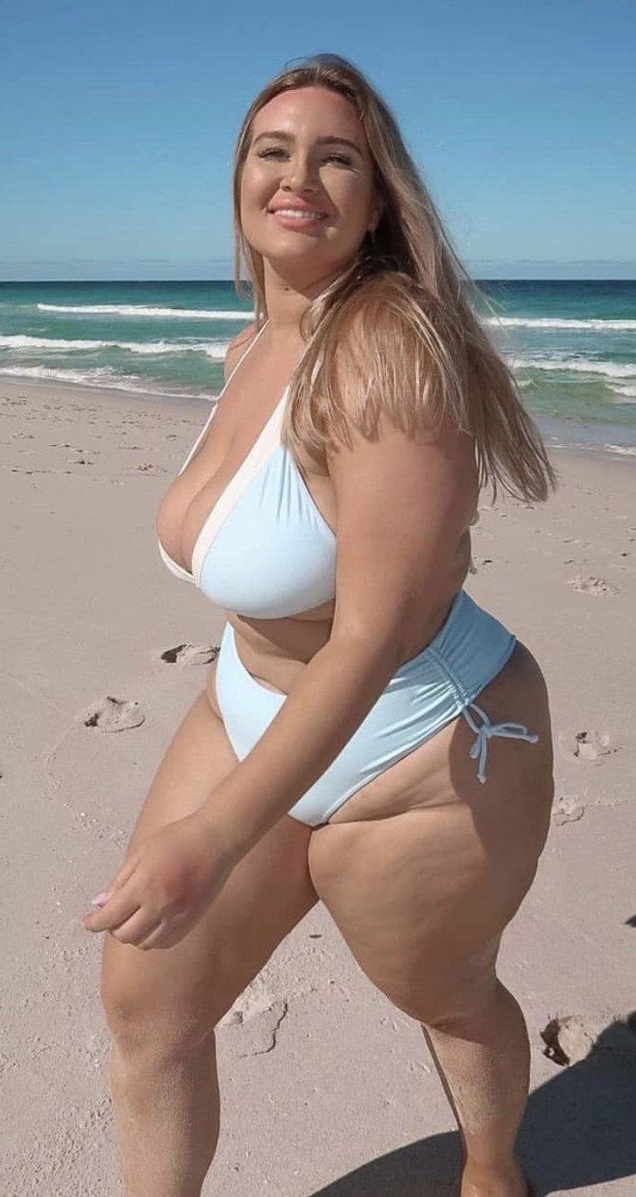 Plus-Size model Anna Krylova