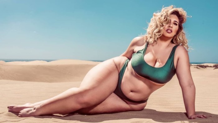 Diana Sirokai in a swimsuit