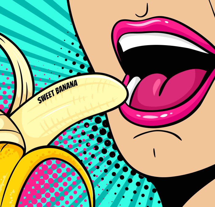 Masturbation of girls banana