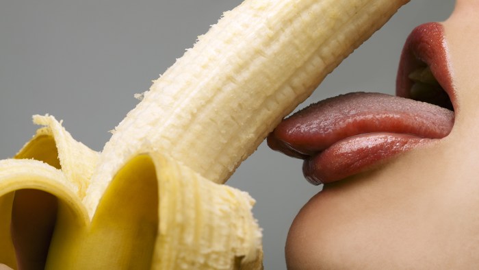 Masturbation of girls banana