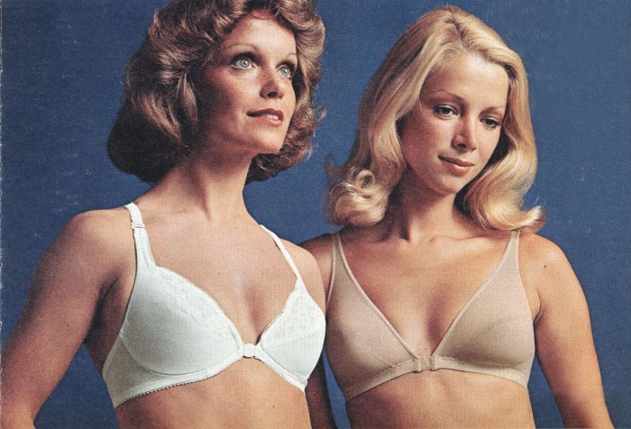 Women's underwear of the 70s
