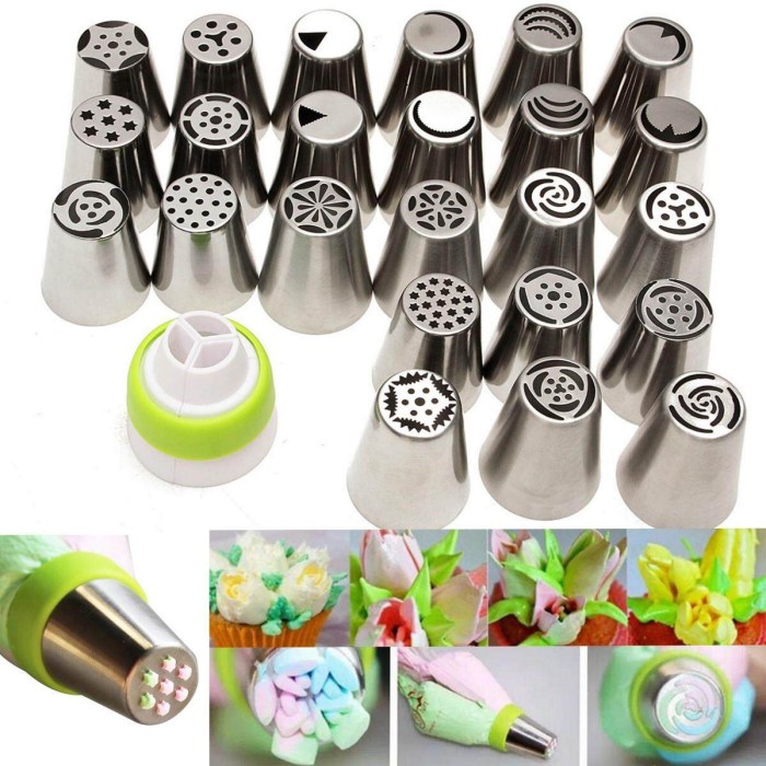 Confectionery nozzle from a plastic cover
