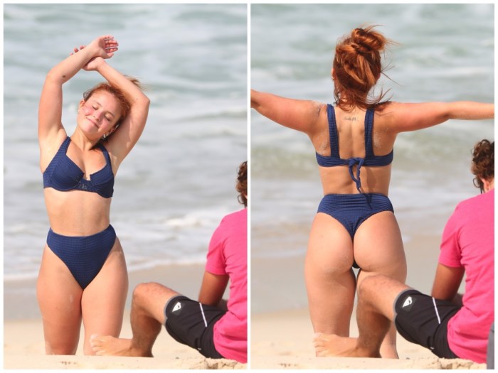 Larissa Manoel in a swimsuit