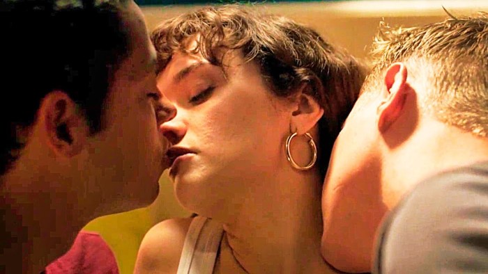 Ben Hardy kiss