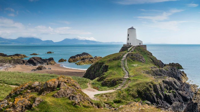 Wales on the map