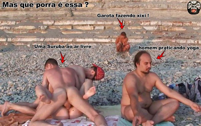 Women's masturbation on the beach