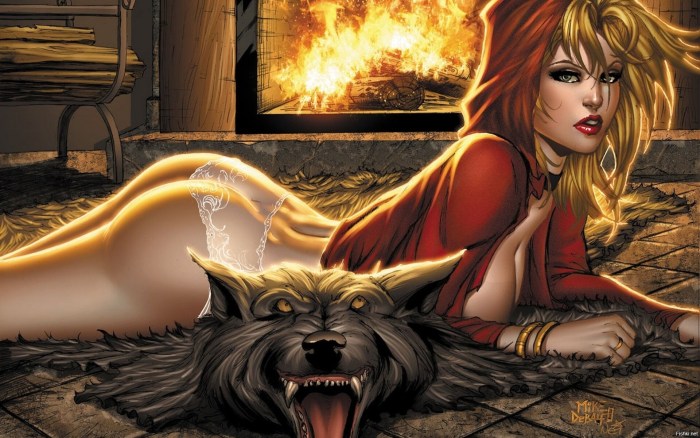 Grimm Fairy Tales red cap