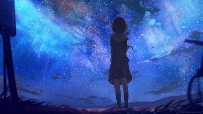 Anime Starry Night
