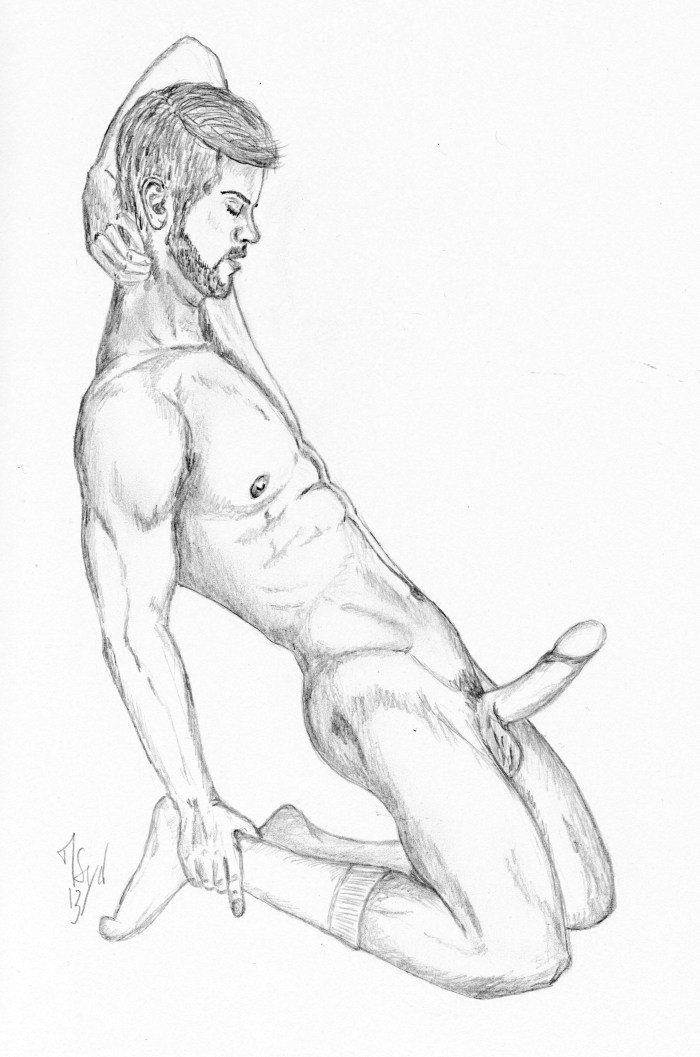 Naked beautiful painted guys