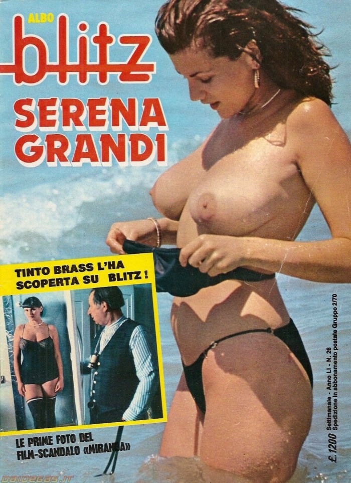 Italian actress Serena Grandi