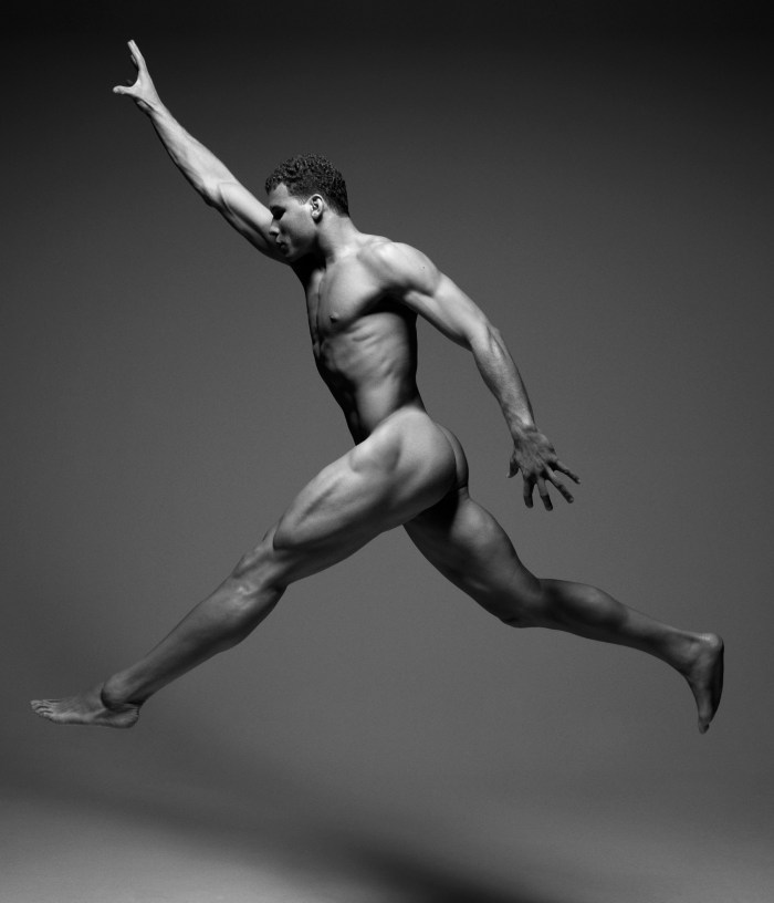 Photoshoot of naked men