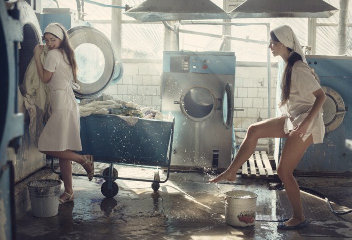 The Russian girl is dissolved