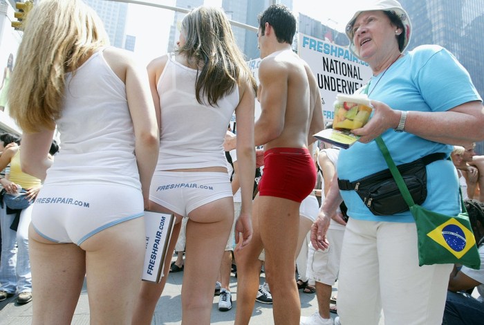 Worn underpants