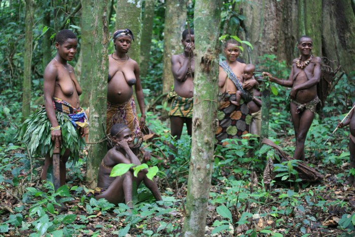 Wild tribes of the Amazon of Cannibal