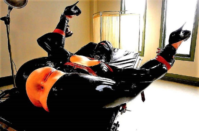 Girls in latex costumes BDSM
