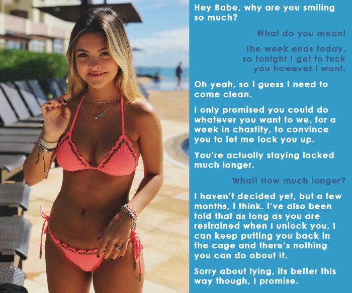 Girl Keyholder Captions