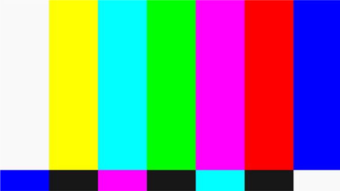 Test signal TV