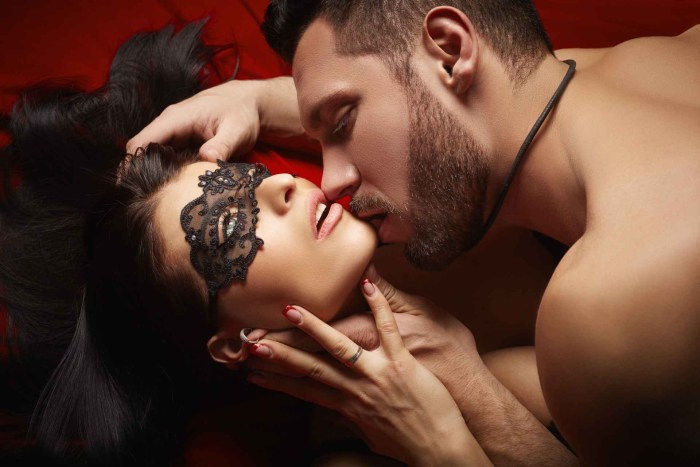 Woman's caresses