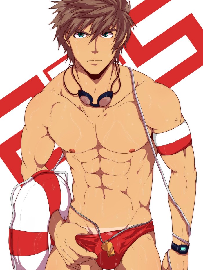 Anime guys with big