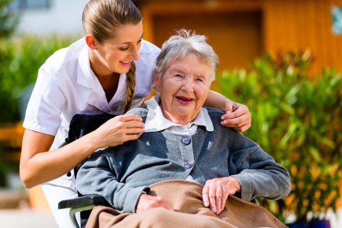 Communication with an elderly person
