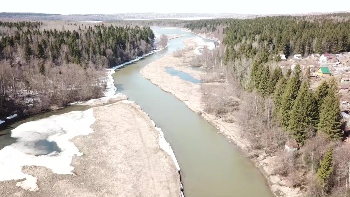 River Lysva Perm